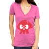 Tultex 214 - Ladies' Slim Fit Fine Jersey V-Neck Thumbnail