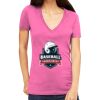 Tultex 214 - Ladies' Slim Fit Fine Jersey V-Neck Thumbnail