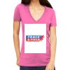 Tultex 214 - Ladies' Slim Fit Fine Jersey V-Neck Thumbnail