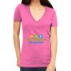 Tultex 214 - Ladies' Slim Fit Fine Jersey V-Neck Thumbnail