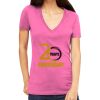 Tultex 214 - Ladies' Slim Fit Fine Jersey V-Neck Thumbnail