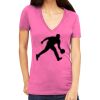Tultex 214 - Ladies' Slim Fit Fine Jersey V-Neck Thumbnail