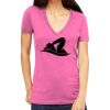 Tultex 214 - Ladies' Slim Fit Fine Jersey V-Neck Thumbnail