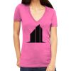 Tultex 214 - Ladies' Slim Fit Fine Jersey V-Neck Thumbnail