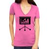 Tultex 214 - Ladies' Slim Fit Fine Jersey V-Neck Thumbnail