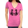 Tultex 214 - Ladies' Slim Fit Fine Jersey V-Neck Thumbnail