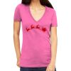 Tultex 214 - Ladies' Slim Fit Fine Jersey V-Neck Thumbnail