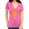 Tultex 214 - Ladies' Slim Fit Fine Jersey V-Neck Thumbnail
