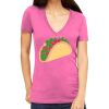 Tultex 214 - Ladies' Slim Fit Fine Jersey V-Neck Thumbnail