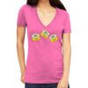 Tultex 214 - Ladies' Slim Fit Fine Jersey V-Neck Thumbnail