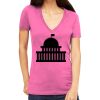 Tultex 214 - Ladies' Slim Fit Fine Jersey V-Neck Thumbnail
