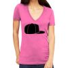 Tultex 214 - Ladies' Slim Fit Fine Jersey V-Neck Thumbnail