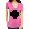 Tultex 214 - Ladies' Slim Fit Fine Jersey V-Neck Thumbnail