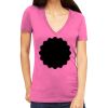Tultex 214 - Ladies' Slim Fit Fine Jersey V-Neck Thumbnail