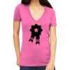 Tultex 214 - Ladies' Slim Fit Fine Jersey V-Neck Thumbnail