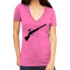 Tultex 214 - Ladies' Slim Fit Fine Jersey V-Neck Thumbnail